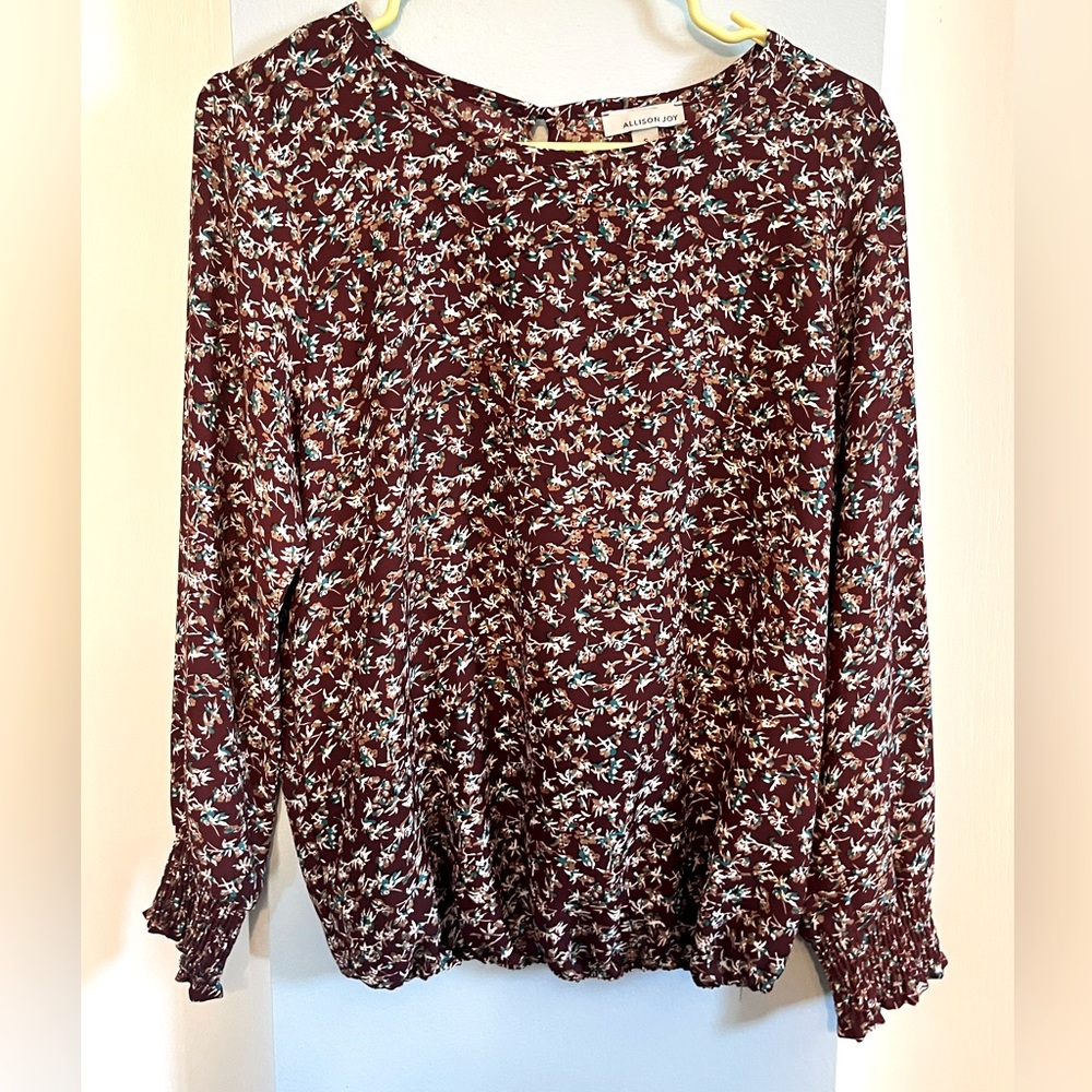 Allison Joy small women’s blouse - floral